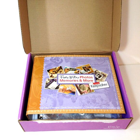 Creating Keepsakes Fun w/ Photos Memories & More Binder Idea Book Scrapbook New - Picture 9 of 10